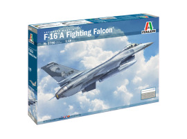 обзорное фото Збірна модель 1/48 літак F-16 A Fighting Falcon Italeri 2786 Літаки 1/48