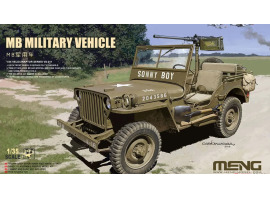Scale model 1/35 American off-road vehicle Willys MB Meng VS-011