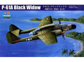 обзорное фото Сборная модель американского истребителя US P-61A Black Widow Самолеты 1/48