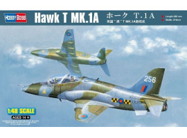 Buildable model of British aircraft Hawk T MK.1A