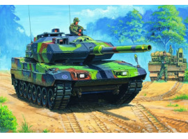 обзорное фото Збірна модель 1/35 Німецький танк Леопард 2 А6EX HobbyBoss 82403 Бронетехніка 1/35