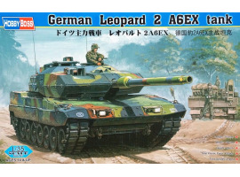 обзорное фото Збірна модель німецького танка Leopard 2 A6EX Бронетехніка 1/35