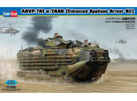 обзорное фото Збірна модель бойової машини AAVP-7A1 w/EAAK (Enhanced Applique Armor Kit) Бронетехніка 1/35