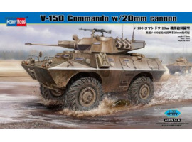обзорное фото Збірна модель V-150 Commando w/20mm cannon Бронетехніка 1/35
