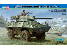 обзорное фото Збірна модель LAV-150 APC 90мм Mecar Gun Бронетехніка 1/35