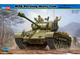 обзорное фото Збірна модель американського танка M26 Pershing Heavy Бронетехніка 1/35