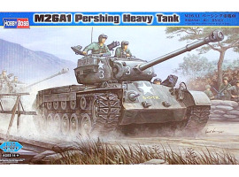 Buildable model of the American heavy tank M26A1 Pershing Heavy Tank