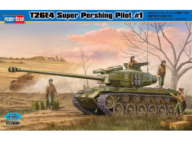 обзорное фото Сборная модель американского танка T26E4 Super Pershing, Pilot #1 Бронетехника 1/35