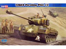 обзорное фото Збірна модель американського танка T26E4 Pershing, Pilot #2 Бронетехніка 1/35