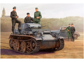 Buildable model of a German tank PzKpfw I Ausf C (VK 601)