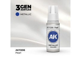 Акриловая краска PEARL METALLIC - ЖЕМЧУЖНЫЙ МЕТАЛЛИК / INK АК-интерактив AK11206