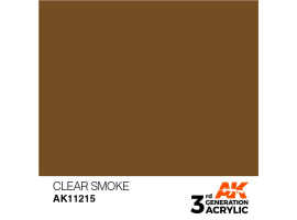 обзорное фото Акрилова фарба CLEAR SMOKE STANDARD - ПРОЗОРИЙ ДИМ / INK АК-Interactive AK11215 Standart Color