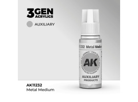 METAL MEDIUM – AUXILIARY / Рідина для надання фарби ефекту "Металік"
