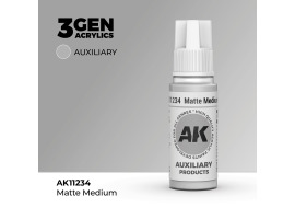 MATTE MEDIUM – AUXILIARY / Рідина для надання фарби матового відтінку