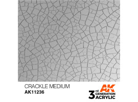 обзорное фото CRACKLE MEDIUM – AUXILIARY / Liquid that gives the paint the effect of "Cracked" Auxiliary products