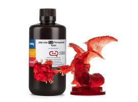обзорное фото Фотополимерная смола ELEGOO ABS-Like 3.0 resin "Clear Red" (прозрачно-красная) 1кг Смола для 3D принтеров