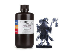 обзорное фото Фотополімерна смола ELEGOO ABS-Like 3.0 resin "Smoky Black" (димчасто-чорна) 1кг Смола для 3D принтерів