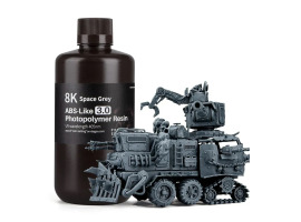 обзорное фото Фотополимерная смола ELEGOO ABS-Like 3.0 8k resin "Space Grey" (серая) 1кг Смола для 3D принтеров