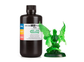 обзорное фото Фотополимерная смола ELEGOO ABS-Like 3.0 plus resin "Clear Green" (прозрачно-зеленая) 1кг Смола для 3D принтеров