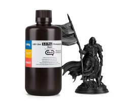 обзорное фото Фотополимерная смола ELEGOO ABS-Like 3.0 pro resin "Black" (черная) 1кг Смола для 3D принтеров