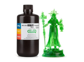 обзорное фото Фотополимерная смола ELEGOO ABS-Like 3.0 pro resin "Clear Green" (прозрачно-зеленая) 1кг Смола для 3D принтеров
