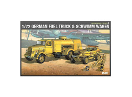 обзорное фото Scale model 1/72  GERMAN FUELTANK & SHIWIMM Academy 13401 Armored vehicles 1/72