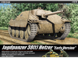 Scale model 1/35 self-propelled gun Jagdpanther 38(t) Hetzer "Early version" Academy 13278