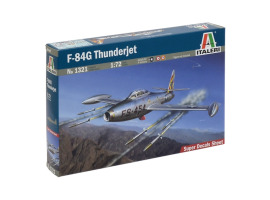 обзорное фото Збірна модель 1/72 Літак Republic F-84 G Thunderjet Italeri 1321 Літаки 1/72