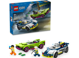 обзорное фото Constructor LEGO City Police car chase muscle car 60415 City