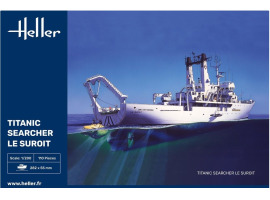обзорное фото Збірна модель 1/200 Пошукове судно Титаніка Le Suroit Heller 80615 Флот 1/200