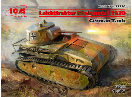 обзорное фото Leichttraktor Rheinmetall 1930, німецький танк Бронетехніка 1/35