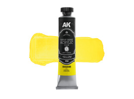 обзорное фото Акриловая краска Artist Dense Acrylic Желтый / Yellow AK-Interactive AKAD006 Акриловые краски
