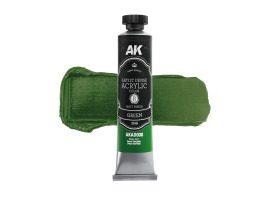 обзорное фото Акриловая краска Artist Dense Acrylic Зеленый / Green AK-Interactive AKAD008 Акриловые краски