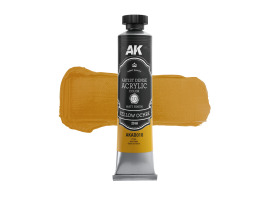 обзорное фото Акриловая краска Artist Dense Acrylic Жёлтая охра / Yellow Ochre AK-Interactive AKAD010 Акриловые краски