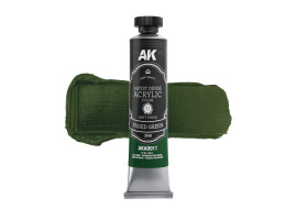 обзорное фото Акриловая краска Artist Dense Acrylic Выцветший зелёный / Faded Green AK-Interactive AKAD011 Акриловые краски