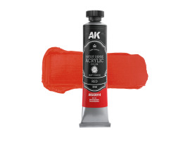 обзорное фото Акриловая краска Artist Dense Acrylic Красный / Red AK-Interactive AKAD014 Акриловые краски