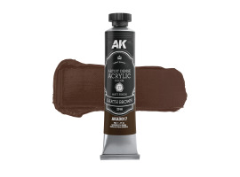обзорное фото Акриловая краска Artist Dense Acrylic Земляной коричневый / Earth Brown AK-Interactive AKAD017 Акриловые краски
