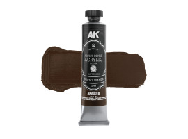 обзорное фото Акриловая краска Artist Dense Acrylic Жжёная умбра / Burnt Umber AK-Interactive AKAD018 Акриловые краски