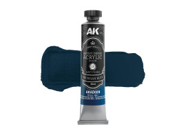 обзорное фото Акрилова фарба Artist Dense Acrylic Прусський синій / Prussian Blue AK-Interactive AKAD029 Акрилові на водній основі