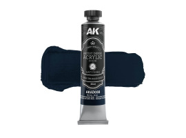 обзорное фото Акрилова фарба Artist Dense Acrylic Прусська темно-синя / Dark Prussian Blue AK-Interactive AKAD030 Акрилові на водній основі