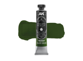 обзорное фото Акриловая краска Artist Dense Acrylic Зеленый мох / Moss Green AK-Interactive AKAD034 Акриловые краски