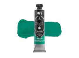 обзорное фото Акрилова фарба Artist Dense Acrylic Нефритово-зелений / Jade Green AK-Interactive AKAD035 Акрилові на водній основі