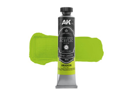 обзорное фото Акриловая краска Artist Dense Acrylic Лаймово зеленый / Lime Green AK-Interactive AKAD036 Акриловые краски