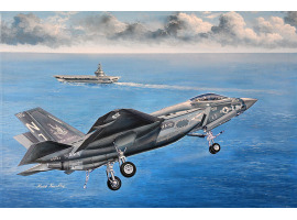 обзорное фото Сборная модель 1/32 Американский истребитель-бомбардировщик F-35C Lightning Трумпетер 03230 Самолеты 1/32