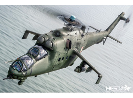 обзорное фото Збірна модель 1/48 вертоліт Mі-24Д Трумпетер 05812 Гелікоптери 1/48