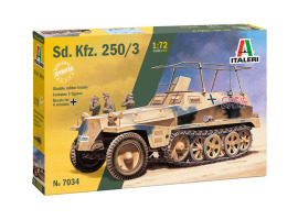 обзорное фото Scale model 1/72 half-track armored vehicle Sd. Kfz. 250/3 Italeri 7034 Armored vehicles 1/72