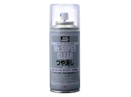 Mr. Super Clear Matt Spray (170 ml) / Лак матовый в аэрозоле