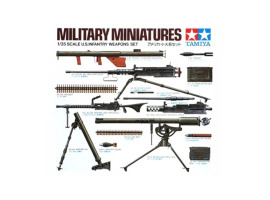 Сборная модель 1/35 Набор пехотного оружия США Tamiya 35121