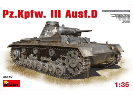 обзорное фото Танк Pz.Kpfw.III ausf.D Armored vehicles 1/35