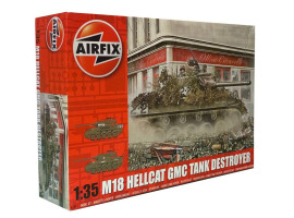 обзорное фото Збірна модель 1/35 американський M18 Hellcat AIRFIX A1371 Бронетехніка 1/35